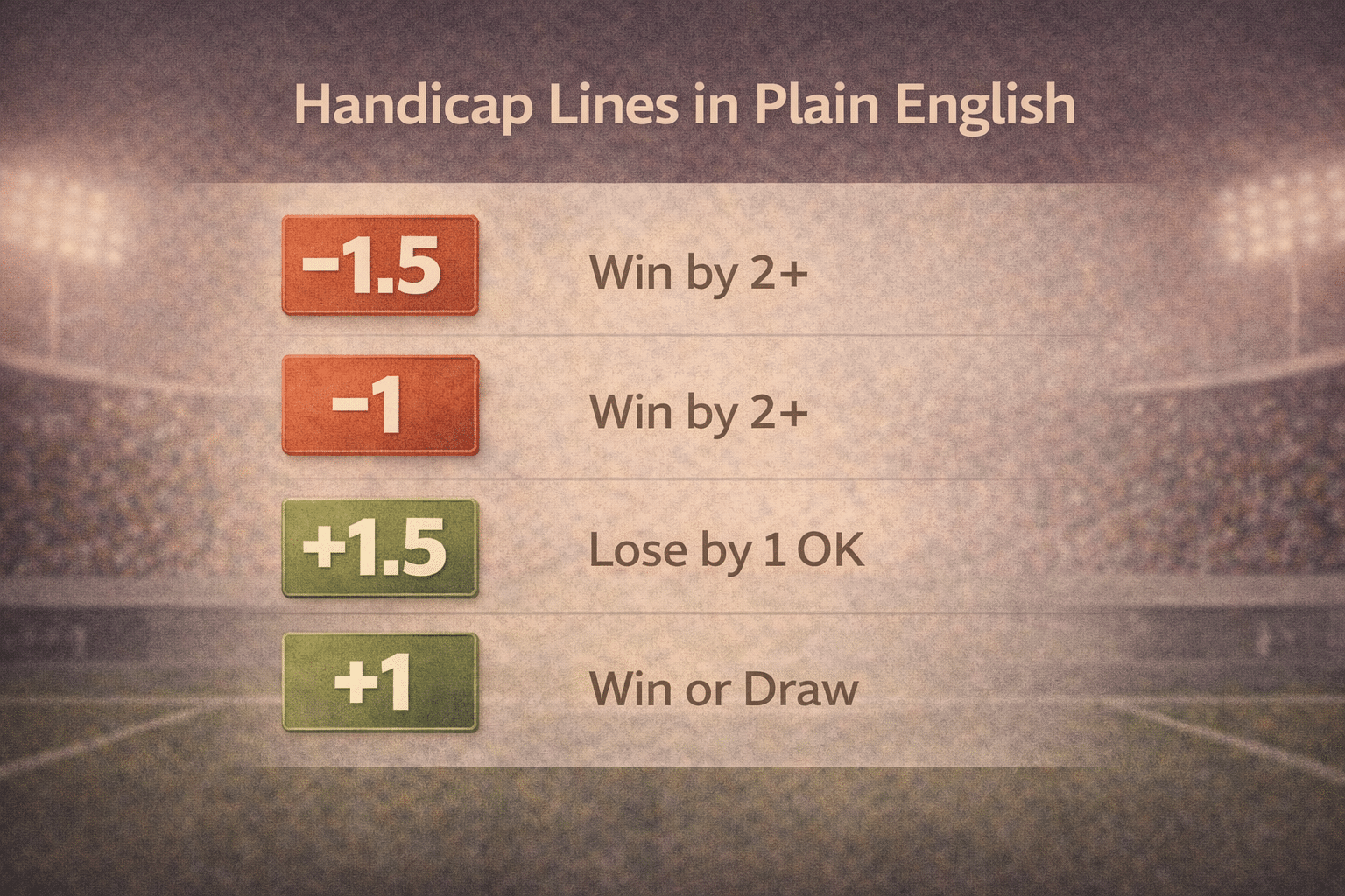 Handicap Simple English